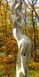 bois de chene sculpté