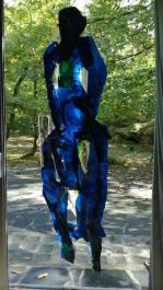 personnage bleu art100%plastic 